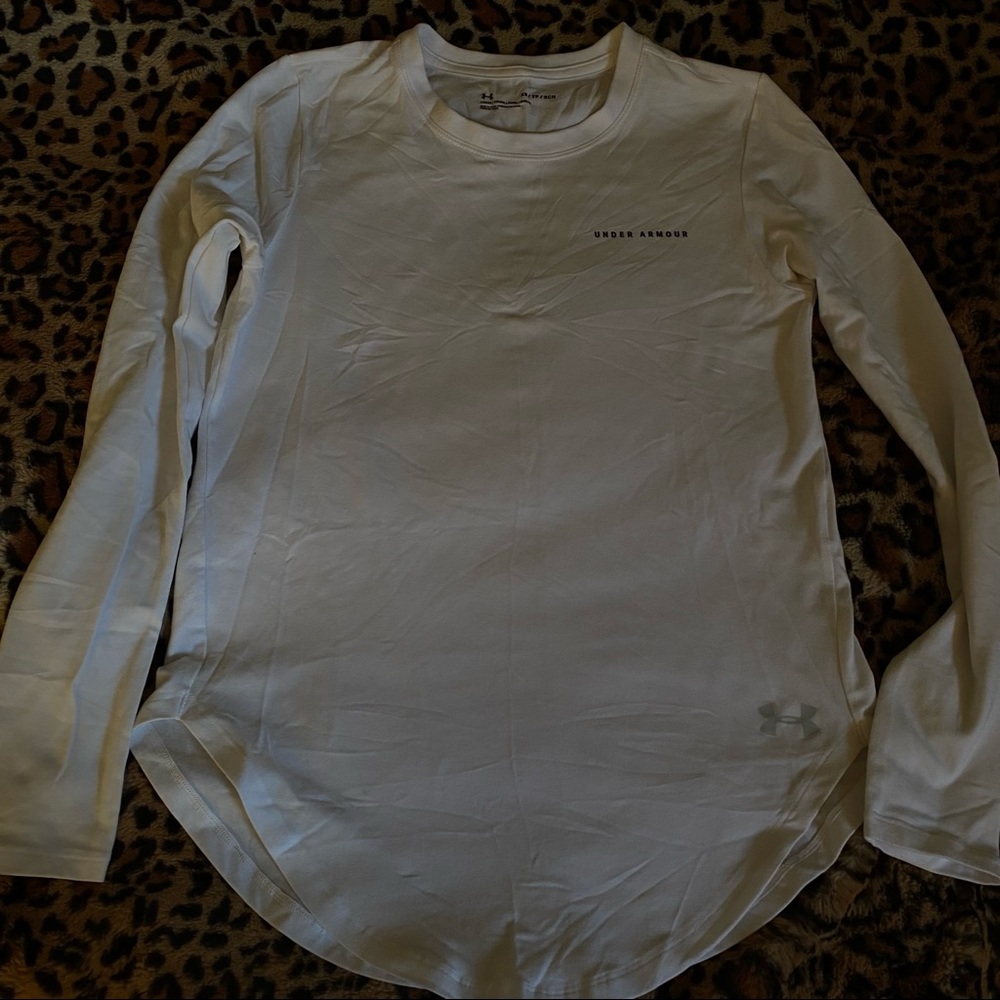 Under Armour long sleeve t-shirt, white, like new